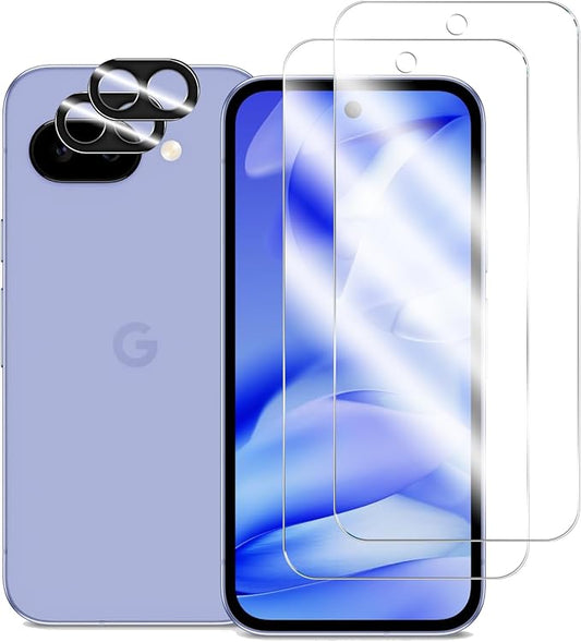 BIGFACE for Pixel 9A Tempered Glass Screen Protector + Camera Lens Protector by Wehaveaprofessionalteam