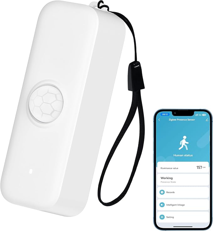 Smart Motion Sensor, WiFi PIR Motion Sensor by QXMH