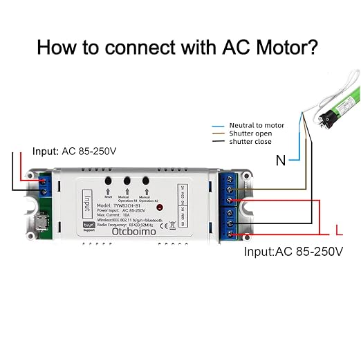 WiFi Smart AC Motor Switch, Remote Control - Image 7