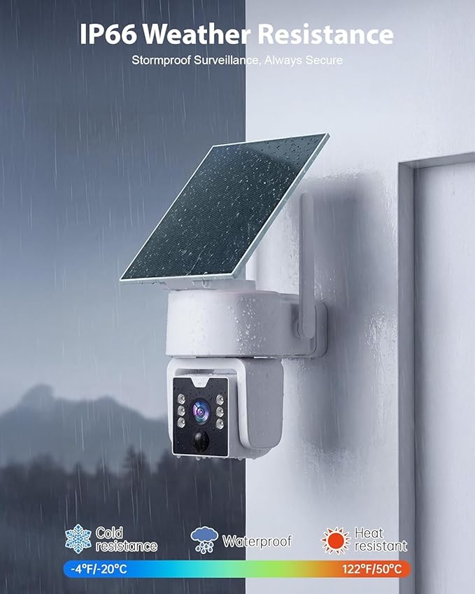 5G & 2.4G Wi-Fi Outdoor Camera Wireless, Solar Security Cameras Wireless Outdoor - Image 7