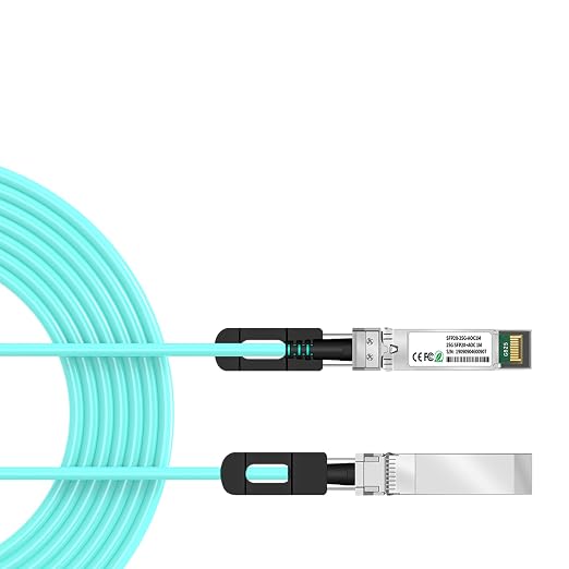 25GbE AOC Cable 10M/32.8FT OM3 Fiber Stack Cable 25GB SFP28 to SFP28 Active by lidkew