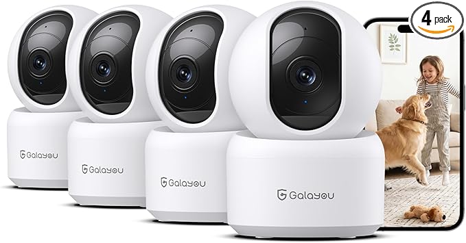 GALAYOU 2K Indoor Cameras for Home Security-Baby/Pet/Dog/Cat Monitor by GALAYOU