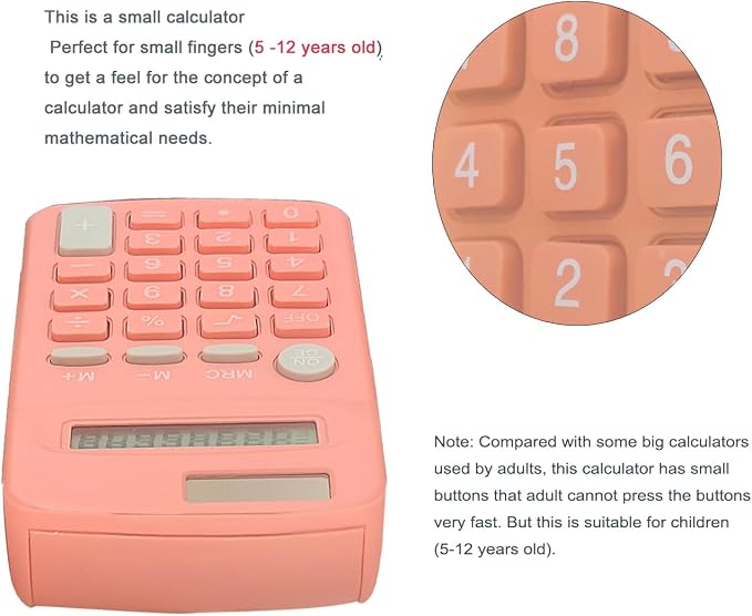 Basic Calculator Dual Power 8 Digit Desktop Calculator - Image 5
