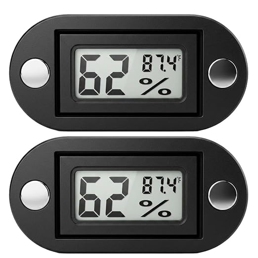 2 PCS Magnetic Temperature and Humidity Monitor by Unknown