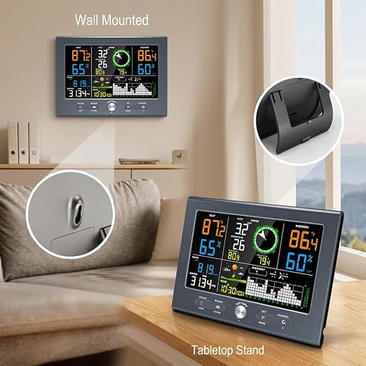 Urageuxy Weather Stations Wireless Indoor Outdoor, Home Weather Station - Image 9