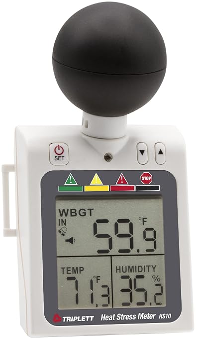 Triplett HS10 Indoor/Outdoor Heat Stress WBGT Meter by Triplett