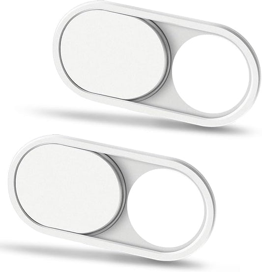 CloudValley Webcam Cover Slide, 0.023 Inch White, Web Camera Cover by CloudValley