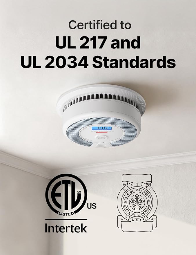 X-Sense Wireless Combination Smoke and Carbon Monoxide Detector, 10-Year - Image 2