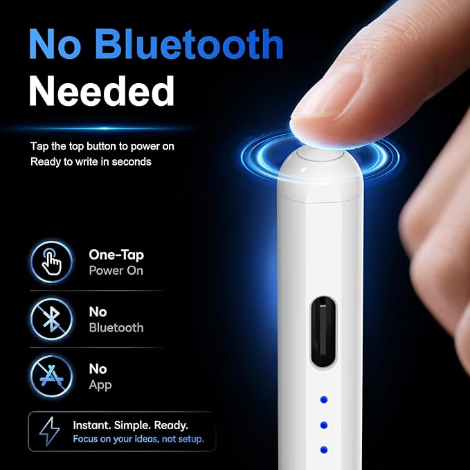 HATOKU Stylus Pen for iPad 2018-2026, 15Min Fast Charge iPad Pencil - Image 6