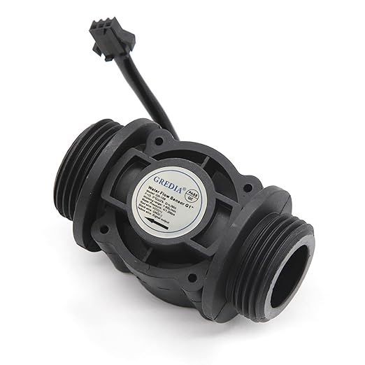 1" Water Flow Sensor Food-Grade Switch Hall Effect Flowmeter Fluid Meter by Unknown