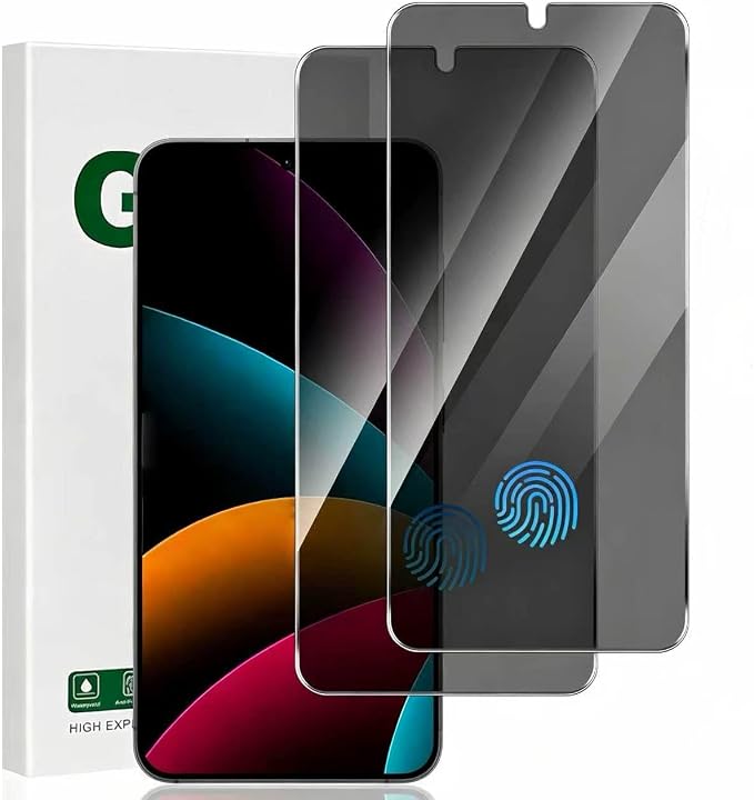 Geviaho Galaxy S21 Privacy Screen Protector Tempered Glass, 9H Hardness 2D by Unknown
