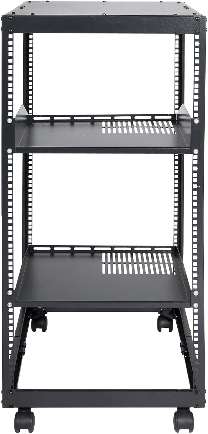 VEVOR 20U Open Frame Server Rack, Free Standing or Wall Mount Network Server - Image 9