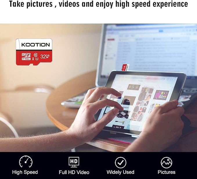 KOOTION 32GB Micro SD Card 2-Pack Class 10 Micro SDHC Card UHS-I Memory Card - Image 6