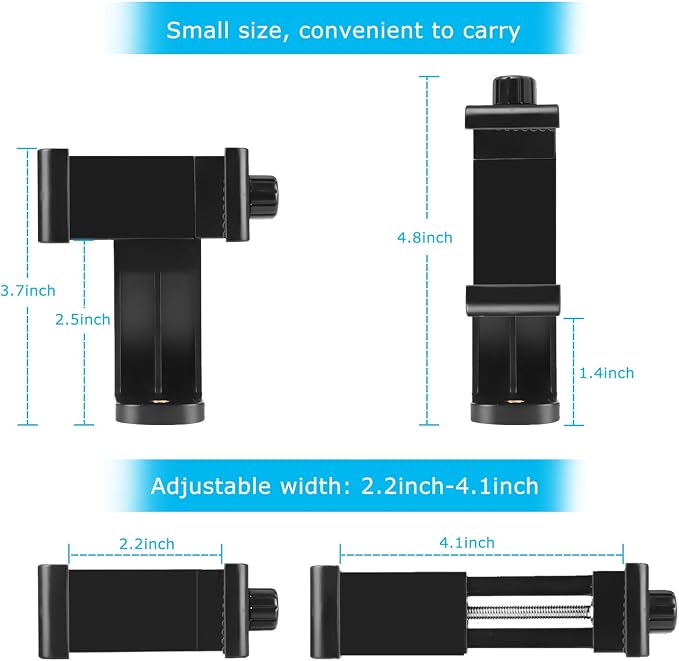 SharingMoment Premium Smartphone Holder/Vertical and Horizontal Tripod Mount - Image 4