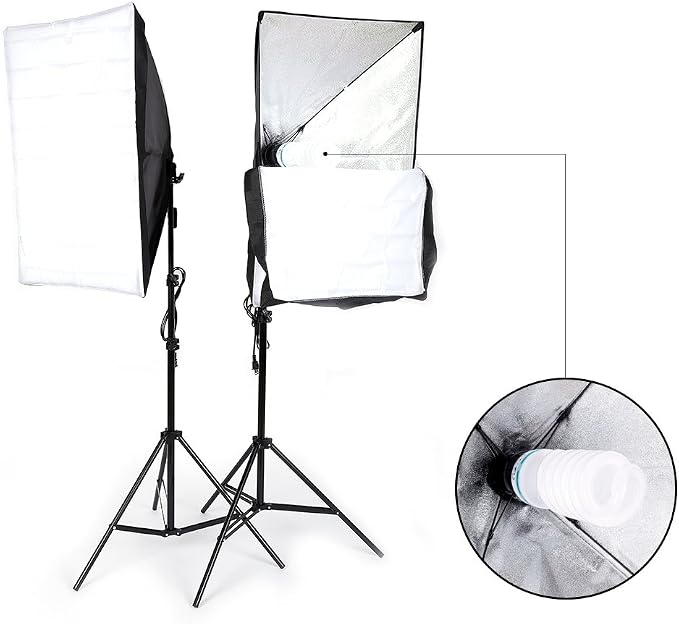 Photography Softbox Lighting Kit, YouTube Starter Kit, Photo Equipment Soft - Image 3