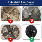 Industrial Heavy Duty Waterproof & Dustproof Fan Cover - Image 2