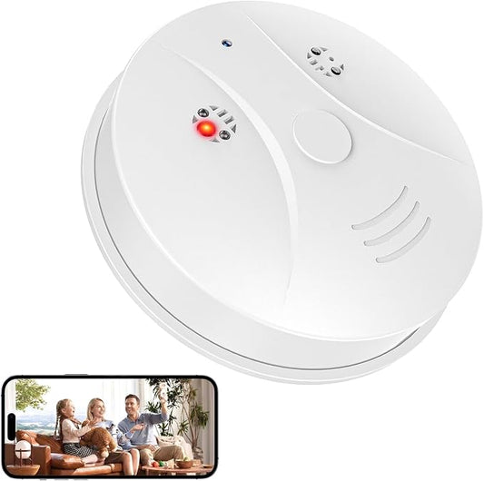 1080P HD Wireless WiFi Camera Smoke Detector by Unknown