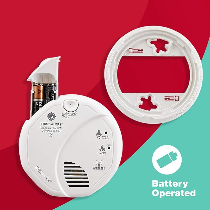 1044817 Wireless Smoke & Carbon Monoxide Alarm Works - Image 5