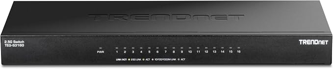 TRENDnet 16-Port Unmanaged 2.5G Desktop Network Ethernet Switch, 16 x 2.5Gb - Image 11