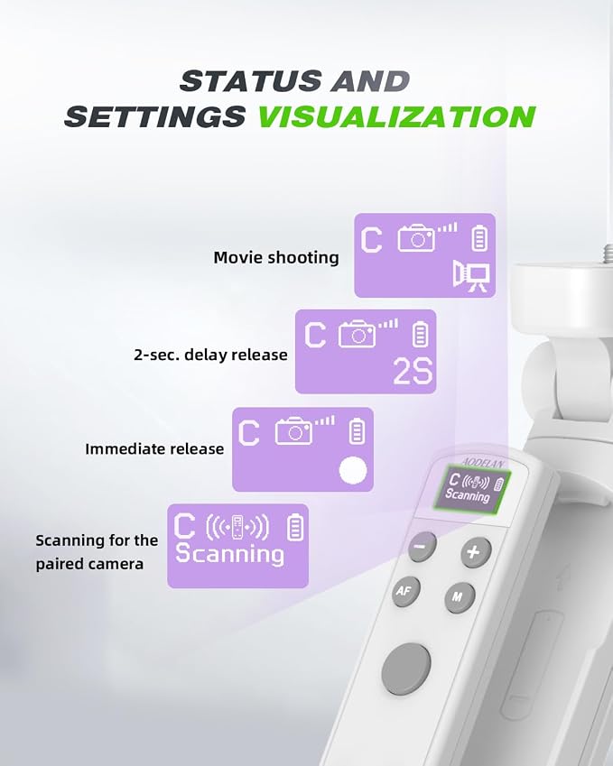 for Canon Tripod with Rechargeable Remote Control - Image 5
