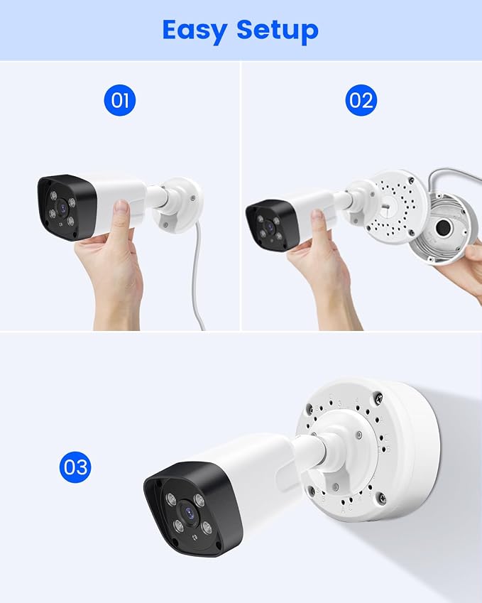 Metal Universal Bullet Security Camera Junction Box, Aluminum Mount Bracket Base - Image 7
