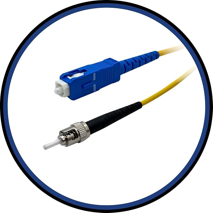 3M / 10ft SC/UPC to ST/UPC Fiber Optic Patch Cable by PacSatSales++-+Premium+Fiber