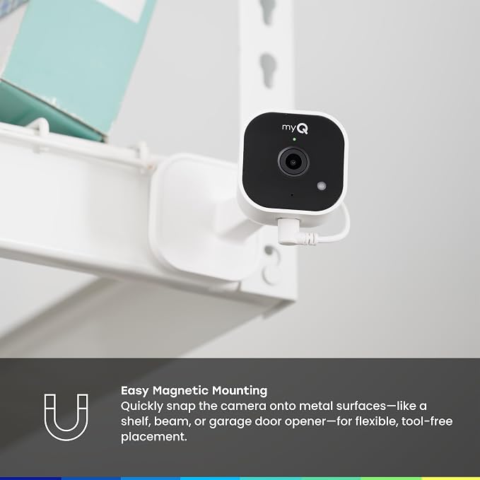 myQ Garage Plug-in Camera Gen 2 – 2K Smart Wi-Fi Garage Camera - Image 3
