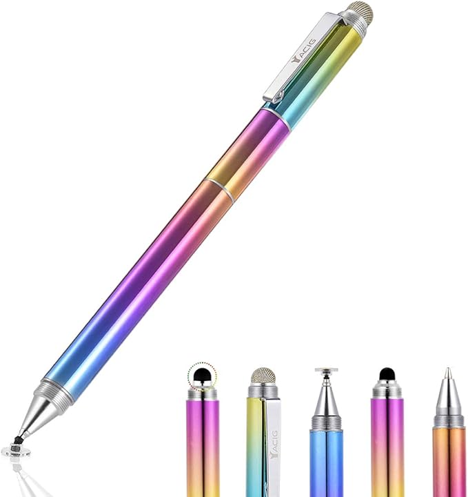 Capacitive Stylus Pen, 4-in-1 High Sensitivity and Precision Touch Screen by Yacig