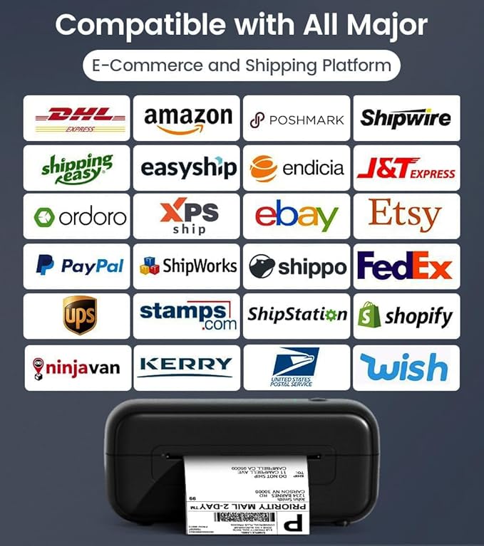 Phomemo Shipping Label Printer- 4x6 Bluetooth Thermal Address Label Printer - Image 6