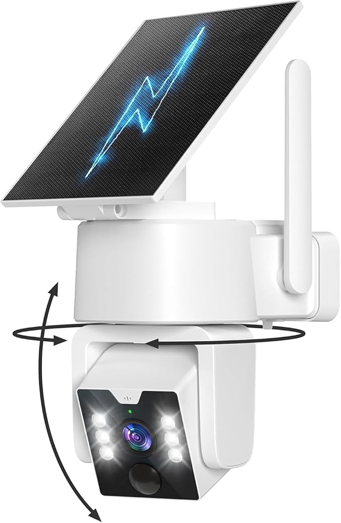5G & 2.4G Wi-Fi Outdoor Camera Wireless, Solar Security Cameras Wireless Outdoor by Unknown