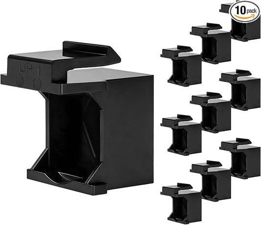 10-Pack Blank Keystone Jack Insert by Togconn