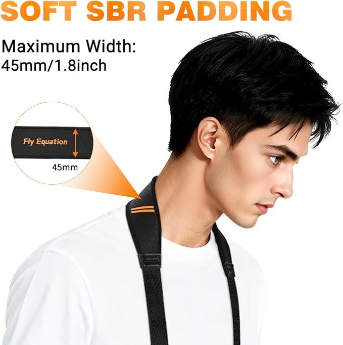 Camera Shoulder Strap Quick Release and Connection Wide Camera Neck Straps Long - Image 2
