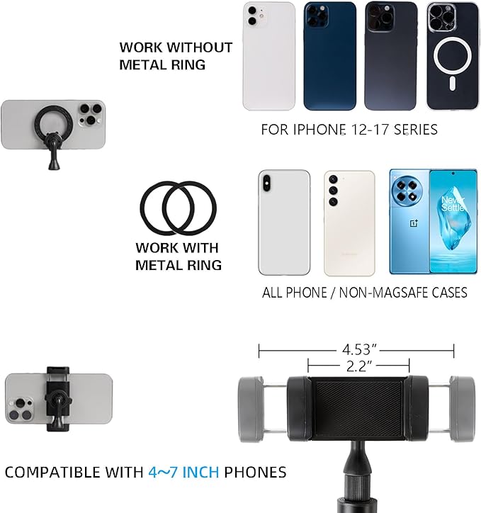 Ground Golf Monopod and Tripod Phone Holder Stand - Image 5