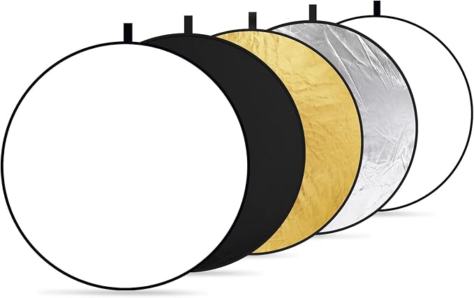 NEEWER 32 Inch/80 Centimeter Light Reflector Light Diffuser 5 in 1 Collapsible - Image 4