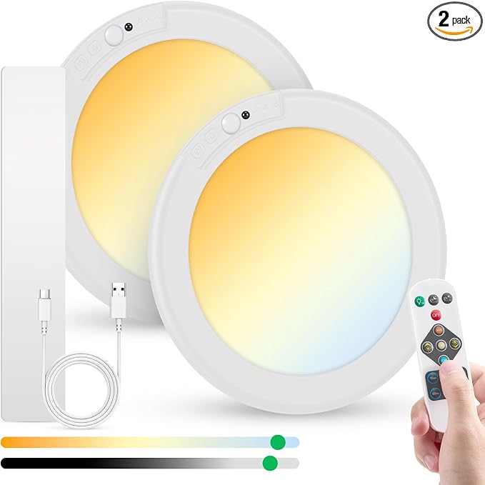 Bojim Rechargeable Ceiling Lights Wireless Waterproof Shower Lighting Inside by BOJIM