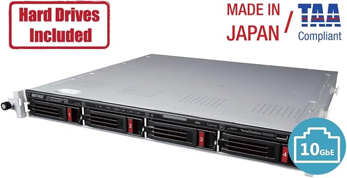 BUFFALO TeraStation WS5420RN 4-Bay Windows Server IoT 2025 1U NAS 16TB w/HDD - Image 3