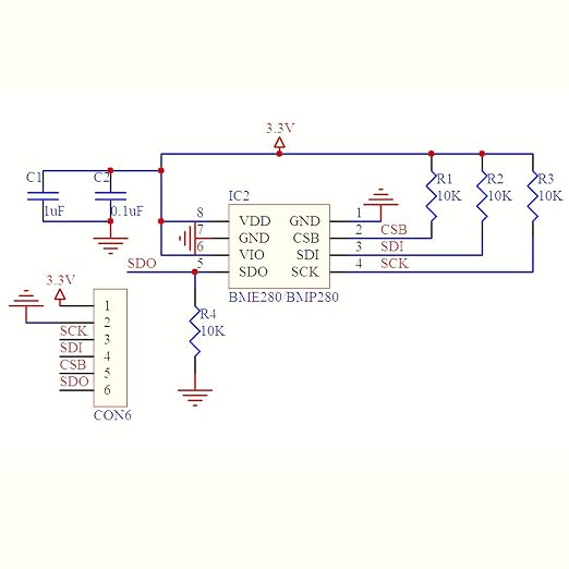 5 Packs BMP280 Barometric Pressure Sensor Module 3.3V High Precision Digital - Image 5