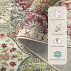 Lahome Moroccan Hallway Runner, 2x6 Kitchen Runner Rug Non Skid Washable - Image 6