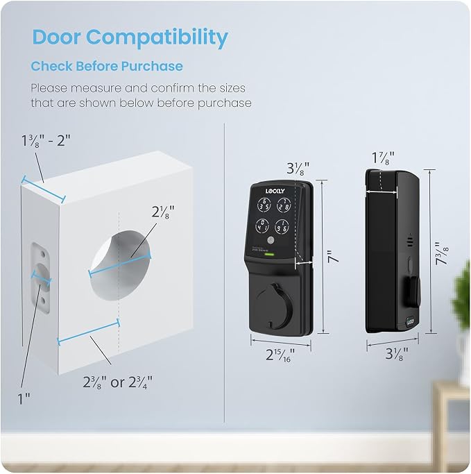 Lockly Secure Pro Wi-Fi Smart Door Lock, Keyless Entry - Image 8