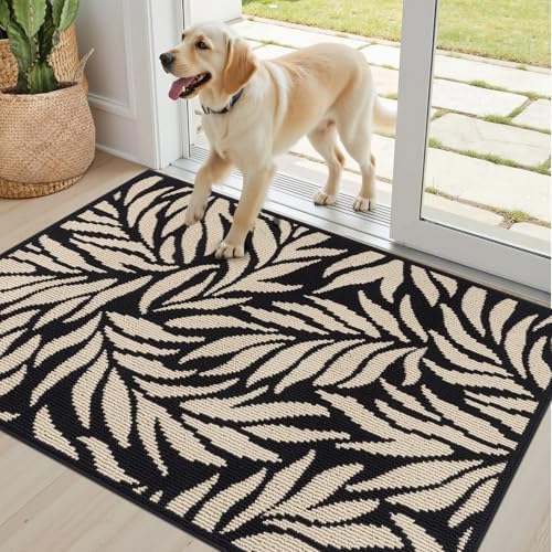 Ileading Indoor Door Mat 32"x48", Absorbent Muddy Mats by Ileading
