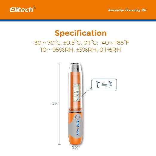 Elitech RC-51H USB Temperature Data Logger Reusable Digital Recorder Medical - Image 5