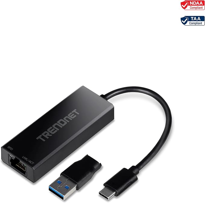 TRENDnet USB-C 3.1 to 2.5GBASE-T Ethernet Adapter, NDAA & TAA Compliant - Image 11