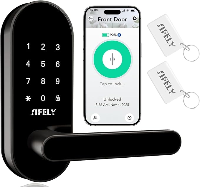 Keyless Entry Keypad Smart Door Lock by SifelySmartLocks