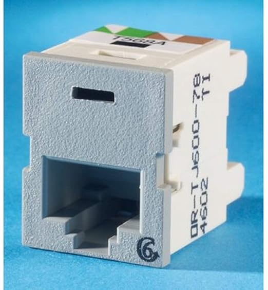1-Port MOD Jack 110 8W8P UTP, T568A/B CAT6 IP5 CLARITY6 by Unknown