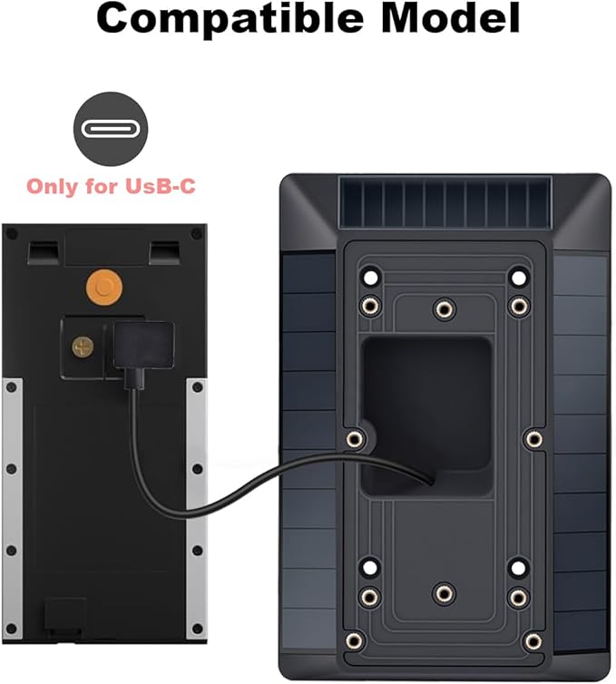 The Fansoun Ring Solar Charger Battery Doorbell Is Only Compatible - Image 2