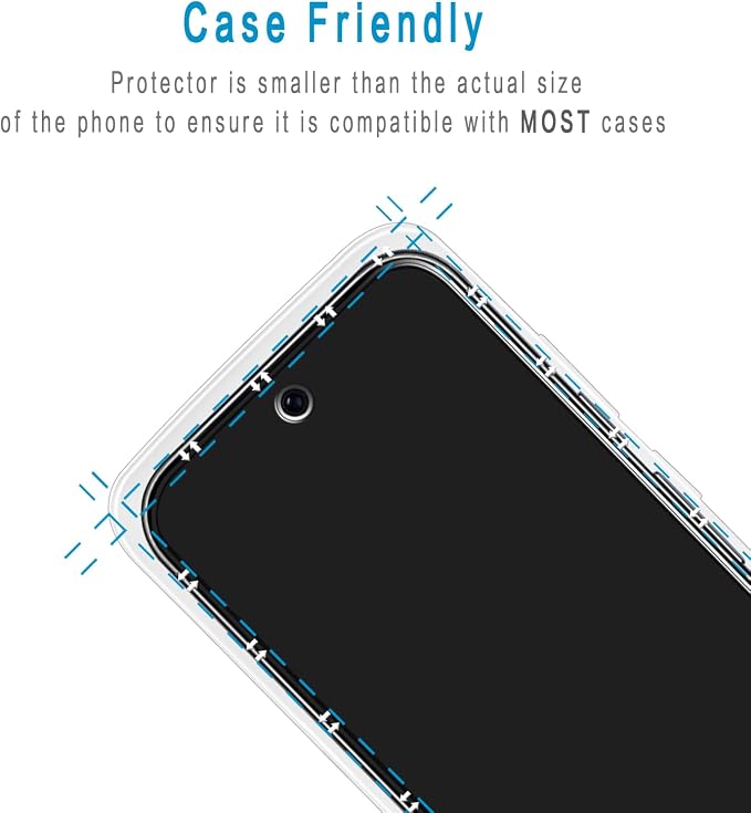 2 Pack Screen Protector for Google Pixel 9 Pro XL Tempered Glass - Image 6