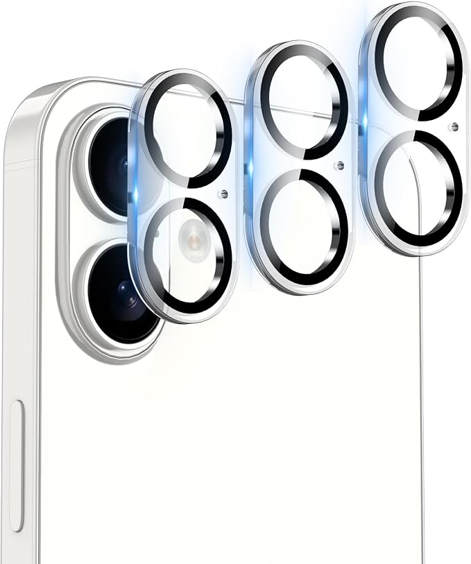 WHPXJY 2025 New Upgrade for 3 pack iPhone 17 Camera Lens Protector-Tempered by WHPXJY