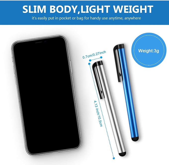 Outus 120 Pieces Stylus Pen Universal Capacitive Stylus Slim Digital Pen - Image 3