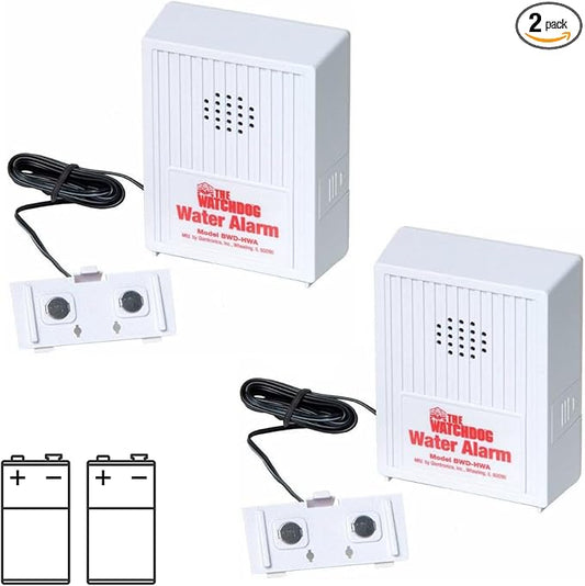 Glentronics Watchdog BWD-HWA Water Sensor Alarm & 9V Batteries by Unknown