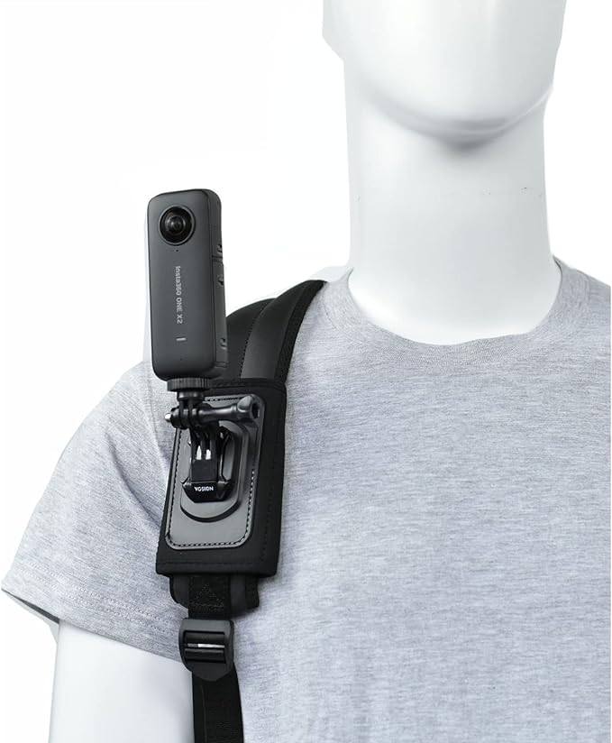 Action Camera Backpack Mount | GoPro Hero 13/12/11 Compatible, Insta360 by VGSION